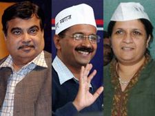 Kejriwal ready to take on BJP, to field Anjali Damania against Gadkari