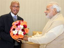 (In Pics) High-level South African delegation meets Narendra Modi
