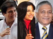 Top contests of 2014: Raj Babbar vs VK Singh vs Shazia Ilmi 