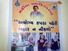 Do not go out of home wearing indecent dress, says Gujarat Police posters