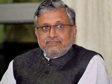 Bihar CM Jitan Ram Manjhi's visit to London for investment useless: Sushil Modi