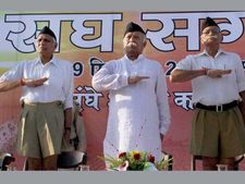RSS Chief Mohan Bhagwat speech  coverage: DD defends, Congress questions govt