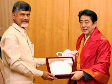 Japan will cooperate in building AP capital: Abe tells Naidu