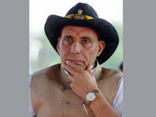 Rajnath Singh violates Model Code of Conduct: NC complains to EC