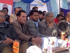 J&K polls: Rajouri NC president smokes on stage, police & party remain spectators