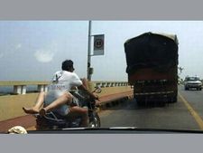 Couple fined for 'vulgar' bike riding in Goa