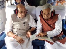 JD(U)-RJD tie-up will not dent BJP prospects in Bihar: Rajnath Singh