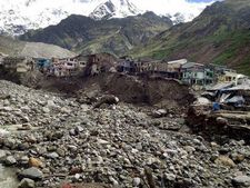 Heavy rains wash away vital bridge on way to Kedarnath