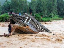 (Pics) Manipur floods: 10 rescued from landslide debris, 4 bodies found