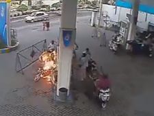 Video: Watch out! What may happen if you use mobile phone at petrol pump