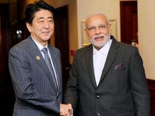 Beautiful pics: Japanese PM Shinzo Abe arrives in Varanasi