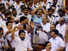 Kerala Assembly adjourned amid LDF protest