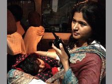 Raipur: Woman top cop patrols city in night with little daughter on her side