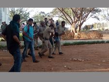 Students condemn police 'brutality' at Hyderabad varsity