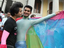 Hundreds from LGBT community walk to demand end to discrimination