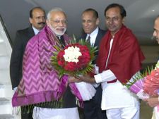PM participates in Yoga session with top cops in Hyderabad
