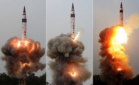 Agni-V, India's longest range nuclear missile, test launched off Odisha coast