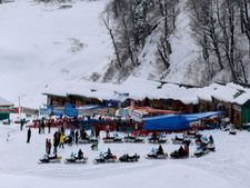 In Pics: Season's first snowfall ends dry spell in J&K
