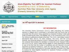 State Eligibility Test 2017 Results for Assistant Professor declared