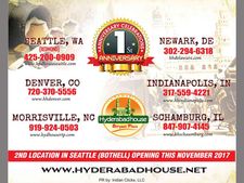 “Nawabi Hyderabad House Biryani Celebrates Anniversaries!!!”