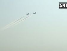 Watch: Sukhoi jets carry out flypast during IAF’s landing exercise