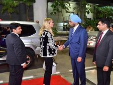 Hyderabad: Ivanka Trump reaches Hotel Trident in special vehicle