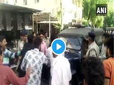 Watch: Man accused of raping six-month-old baby girl in Indore thrashed outside court