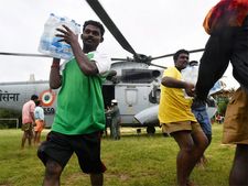 Kerala Floods: Youth sends SOS message to take selfie with helicopter 