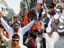 Hindus and Muslims come together to relocate temples and mosques