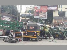 3 dead after hoarding frame collapses in Pune