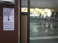 IIT-Madras: Poster earmarking  separate mess entry for veg, non-veg students removed