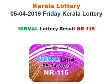 Kerala Today Lottery Results: Nirmal NR-115 Today Lottery results, Winning numbers