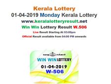 Kerala Lottery Today Results: Win Win W-506 Today Lottery results, Winning numbers