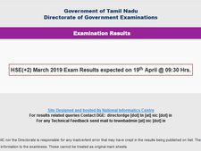 TN HSE Plus 2 result 2019 declared, how to check