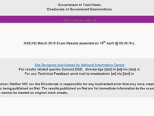 TN HSE Plus 2 result 2019 to be declared on April 19 at this time