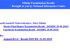 Odisha Plus 2 2019 science result declared