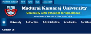 Direct links to check Madurai Kamraj University Result 2019, revaluation details here