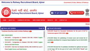 RRB NTPC Admit Card 2019 for Ajmer: How to download