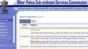 Bihar police recruitment notification for 2446 vacancies out, Bihar police jobs apply online link