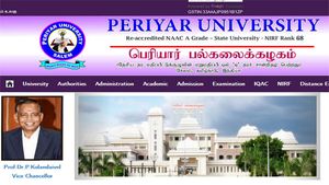 Direct link to check Periyar University Supplementary Exam 2019 result