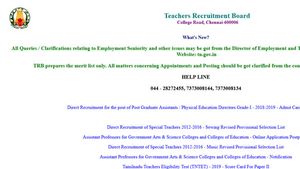 TN TRB admit card 2019: Revised date for Microbiology, Biochemistry
