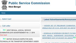 WBPSC School Inspector Result 2019 released: Call letter, interview dates announced