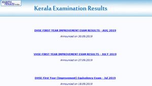 Direct link to check Kerala DHSE 2019 result