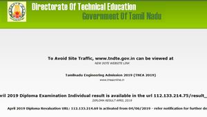 TNDTE Result 2019 for August exam latest update: Link to check