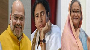 Amit Shah to attend 1st pink ball day-night test match with Mamata, Hasina
