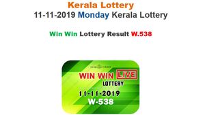 Kerala State Lottery Today result: Win Win W-538 winning numbers LIVE, now