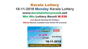 Kerala State Lottery Today Result: Prize money of Win Win W-539 Lottery results LIVE, now