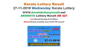 Kerala State Lottery Today Result: Akshaya AK-421 result today LIVE, now