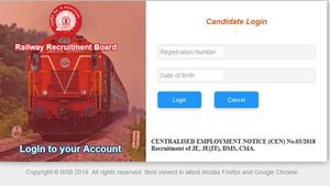 Download RRB JE Admit Card 2019 for DV and medical exam