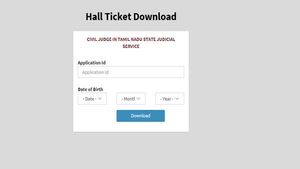 Direct link to download Tamil Nadu Civil Judge Exam Admit Card 2019